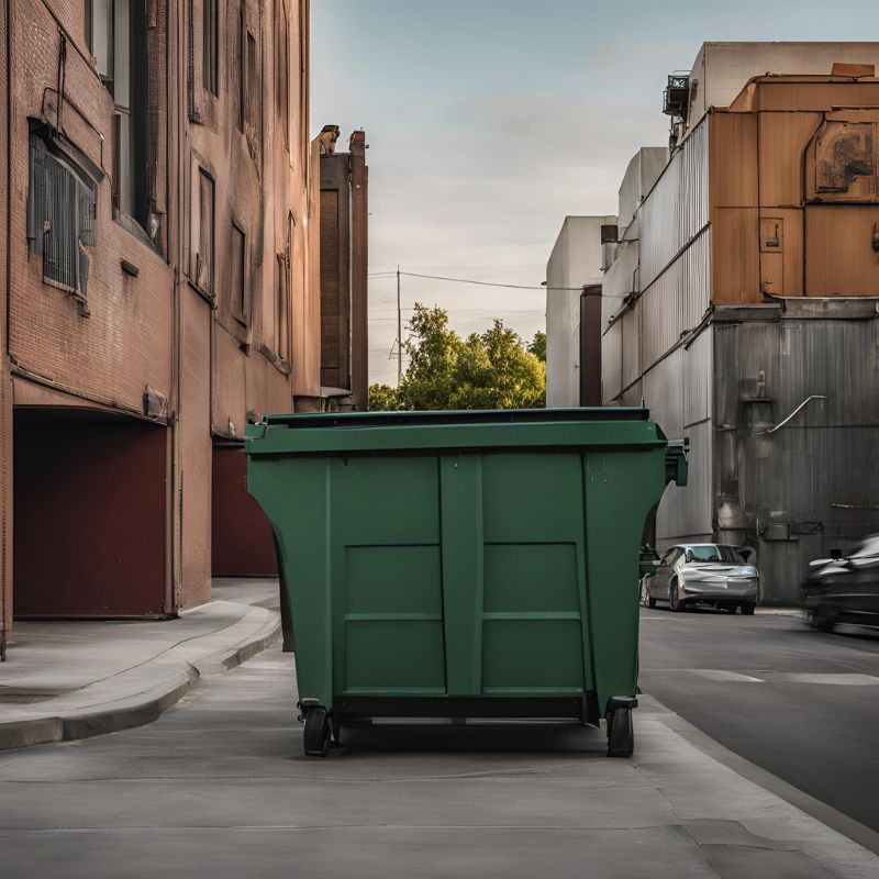 Roll-off dumpsters for construction sites